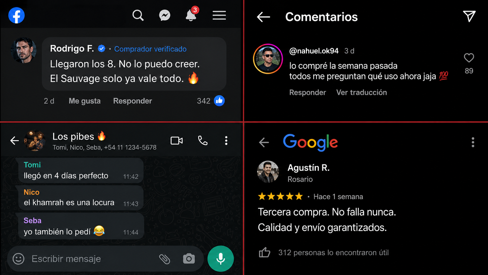 Comentarios reales BlackDragon